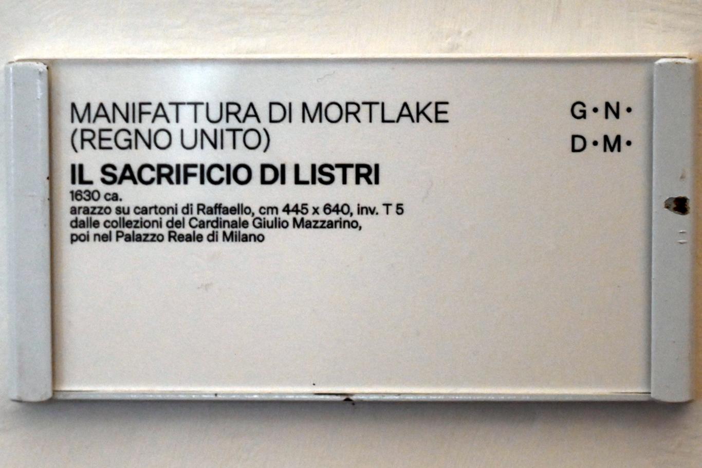 Das Opfer zu Lystra, Urbino, Galleria Nazionale delle Marche, Saal 22, um 1630, Bild 2/2