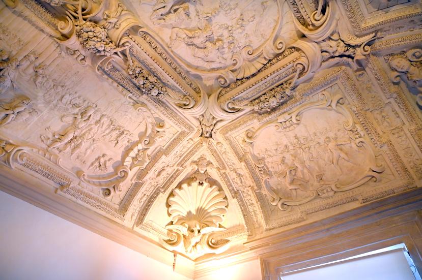 Federico Brandani (1563–1570), Decke aus dem Palazzo Corboli Aquilini, Urbino, Palazzo Corboli Aquilini, jetzt Urbino, Galleria Nazionale delle Marche, Saal 28, nach 1562, Bild 4/5