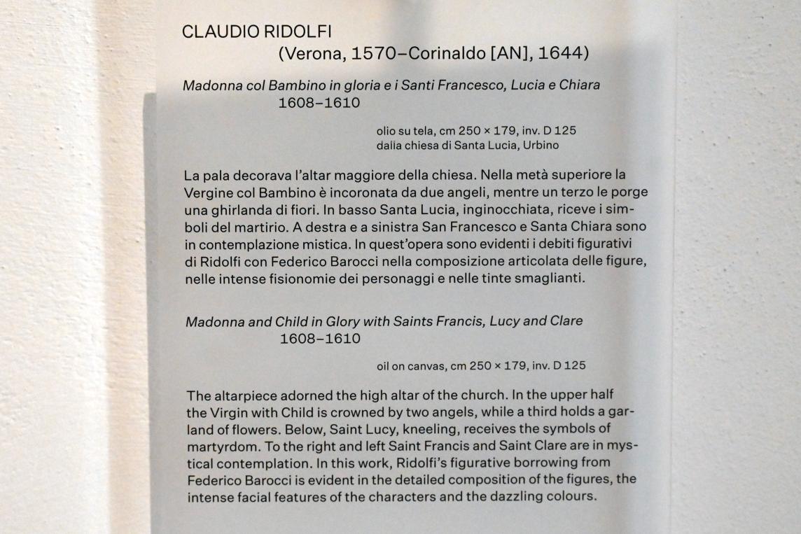 Maria Mit Kind In Der Glorie Und Den Heiligen Franziskus Lucia Und 