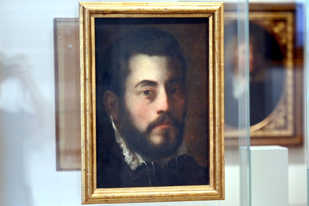 Federico Barocci (1557–1612), Porträt eines Herrn (Antonio Galli?), Urbino, Galleria Nazionale delle Marche, Obergeschoß Saal 11, um 1555–1560, Bild 1/2