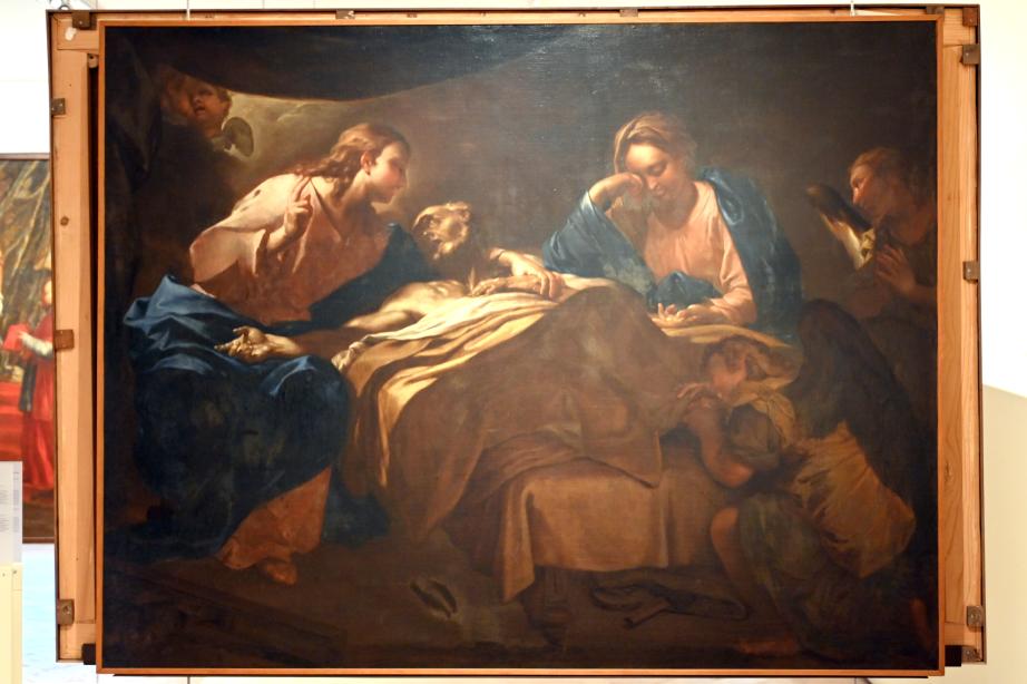 Francesco Trevisani (1705–1737), Tod des heiligen Joseph, Urbino, Palazzo Albani, jetzt Urbino, Galleria Nazionale delle Marche, Obergeschoß Saal 15, um 1700–1710