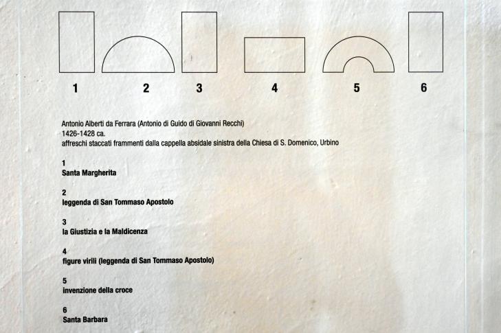 Antonio di Guido Alberti da Ferrara (1412–1438), Kreuzauffindung, Urbino, Chiesa di San Domenico, jetzt Urbino, Diözesanmuseum Albani, Saal 9, um 1426–1428, Bild 2/2