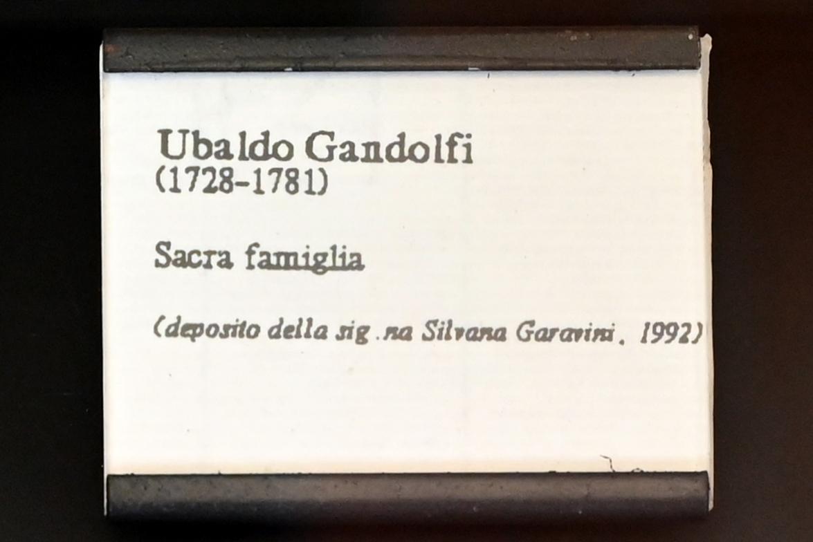 Ubaldo Gandolfi (1764–1778), Heilige Familie, Rimini, Stadtmuseum, Saal 2, Undatiert, Bild 2/2