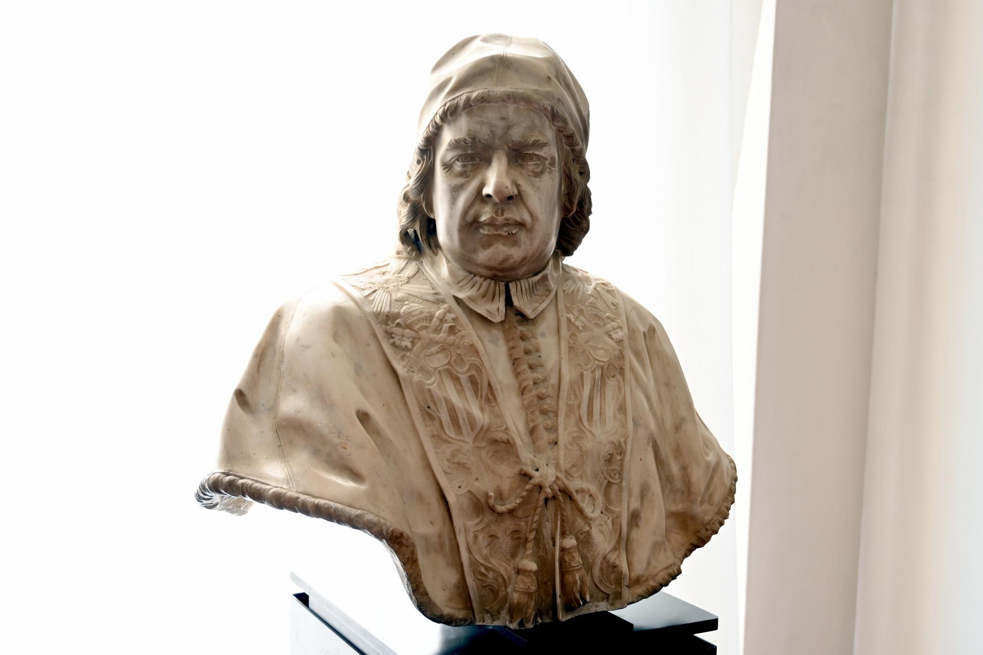 Porträtbüste von Papst Benedikt XIV (1740-1758), Rimini, Stadtmuseum, Saal 2, Undatiert, Bild 2/3