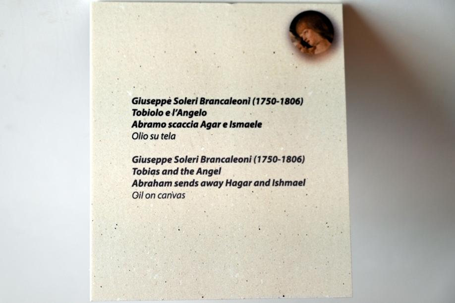 Giuseppe Soleri Brancaleoni (Undatiert), Abraham verstößt Hagar und Ismael, Rimini, Stadtmuseum, Saal 2, Undatiert, Bild 2/2