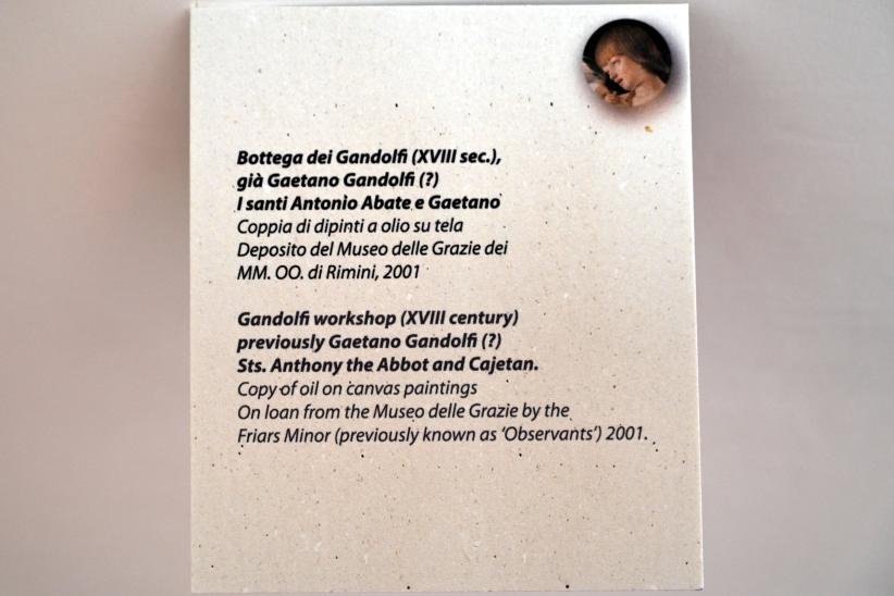 Heiliger Antonius Abbas, Rimini, Stadtmuseum, Saal 3, Undatiert, Bild 2/2