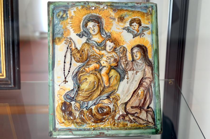 Maria mit Kind und der heiligen Katharina, Rimini, Stadtmuseum, Saal 3, 17. Jhd.