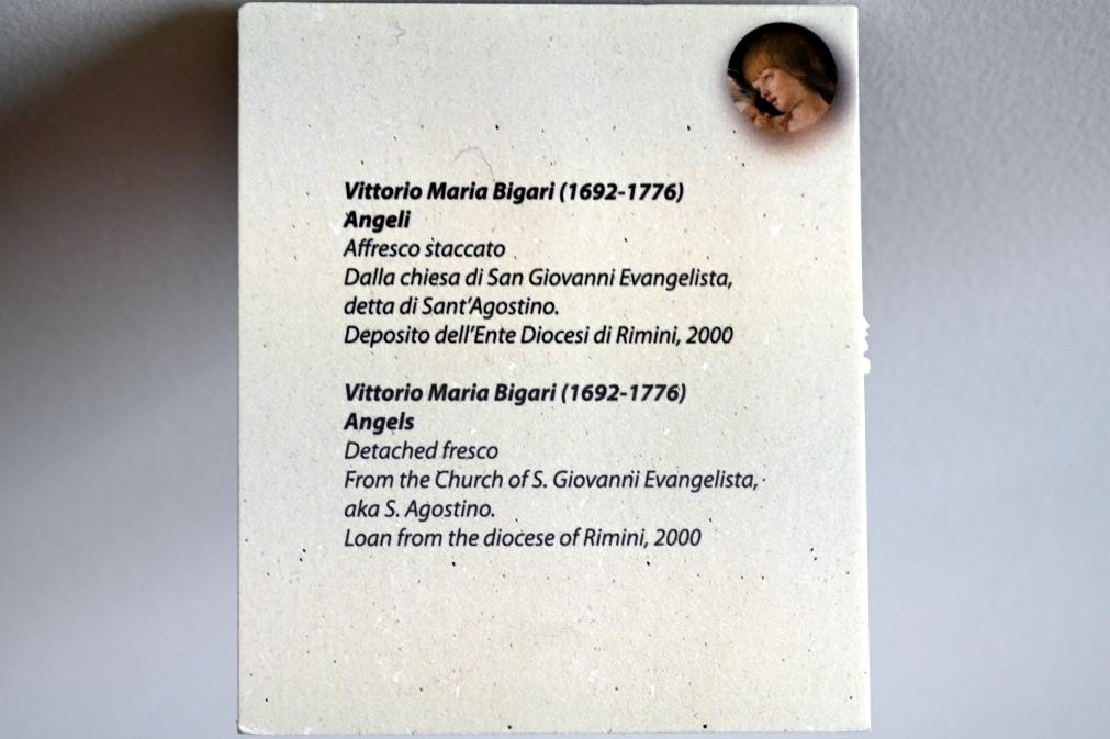 Vittorio Maria Bigari (1748–1750), Musizierende Engel, Rimini, Chiesa di Sant'Agostino (di san Giovanni evangelista), jetzt Rimini, Stadtmuseum, Saal 3, Undatiert, Bild 2/2