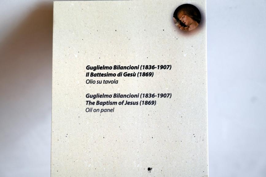 Guglielmo Bilancioni
 (1869–1873), Taufe Jesu, Rimini, Stadtmuseum, Saal 6, 1869, Bild 2/2