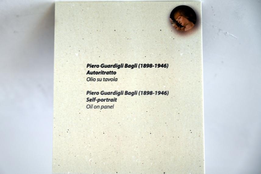 Piero Guardigli Bagli (Undatiert), Selbstporträt, Rimini, Stadtmuseum, Saal 7, Undatiert, Bild 2/2