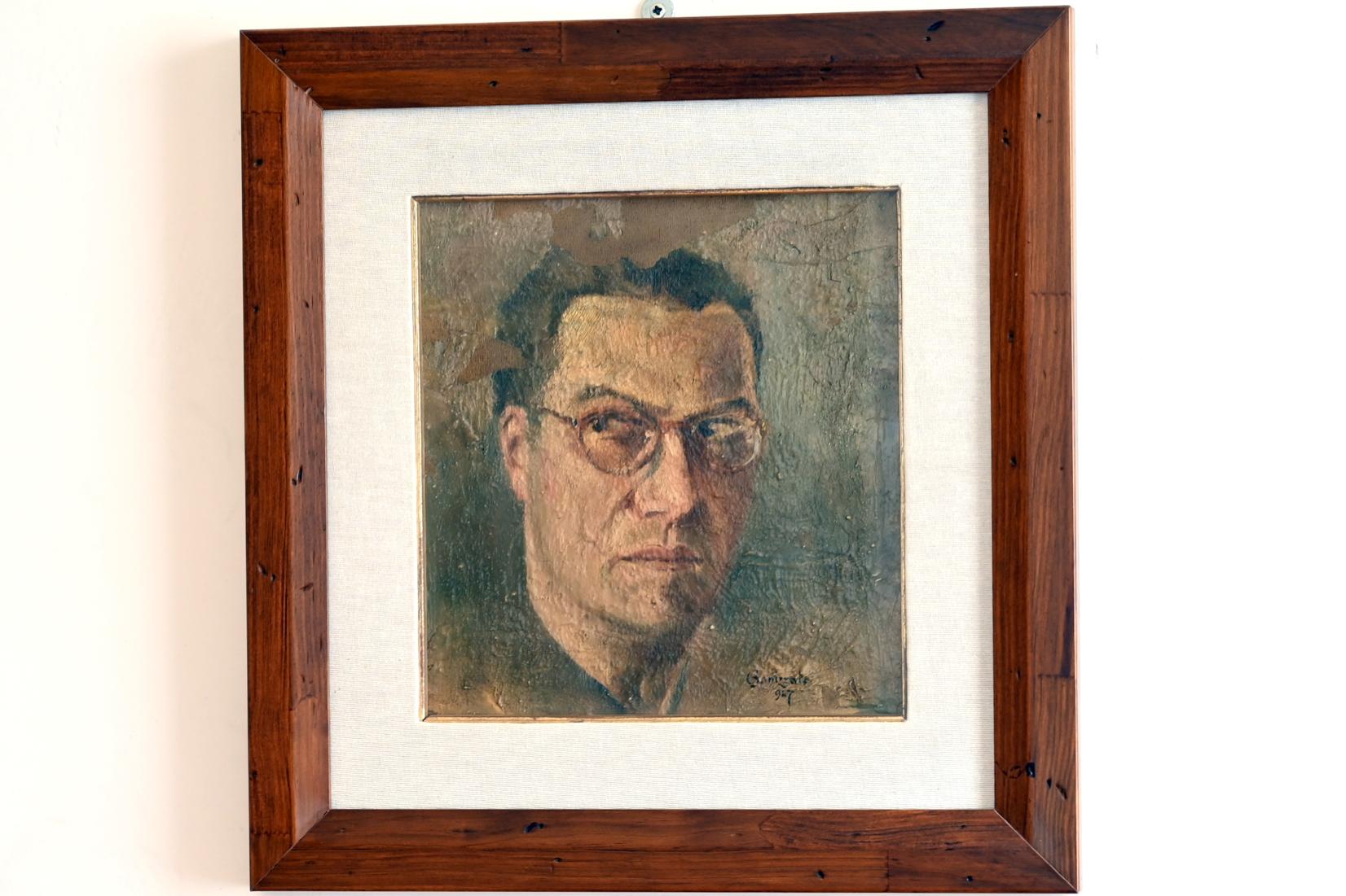 Luigi Bonizzato (1947), Selbstporträt, Rimini, Stadtmuseum, Saal 7, 1947