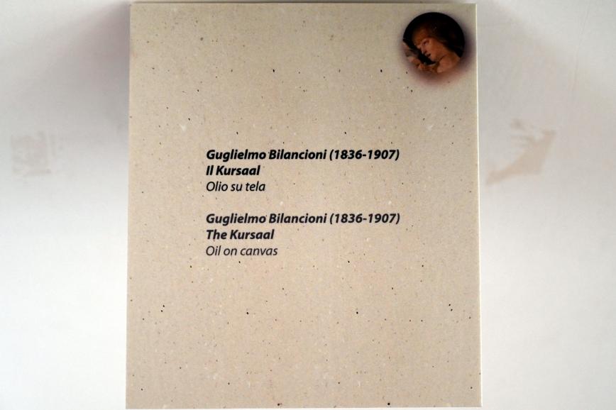 Guglielmo Bilancioni
 (1869–1873), Der Kursaal in Rimini, Rimini, Stadtmuseum, Saal 8, Undatiert, Bild 2/2