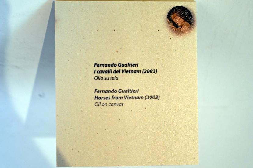 Fernando Gualtieri (1958–2003), Pferde aus Vietnam, Rimini, Stadtmuseum, Saal 9, 2003, Bild 2/2