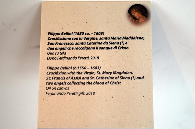 Filippo Bellini (Undatiert), Kreuzigung mit Heiligen, Rimini, Stadtmuseum, Saal 10, Undatiert, Bild 2/2