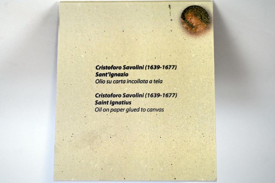 Cristoforo Savolini (Undatiert), Heiliger Ignatius, Rimini, Stadtmuseum, Saal 10, Undatiert, Bild 2/2