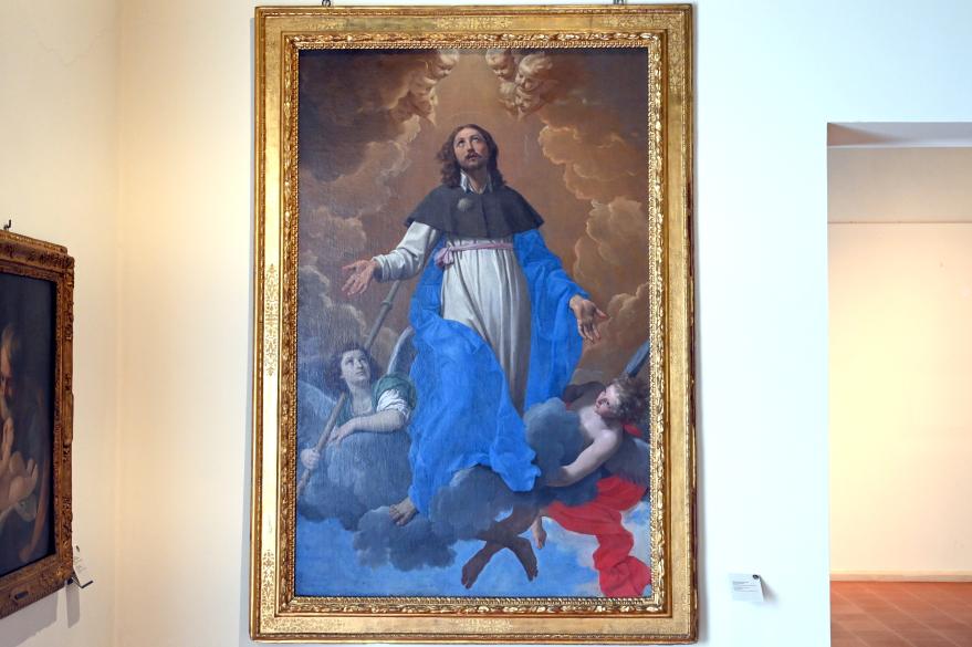 Simone Cantarini (Pesarese) (1630–1640), Der heilige Jakobus in der Glorie, Rimini, Oratorio di San Giacomo, jetzt Rimini, Stadtmuseum, Saal 13, Undatiert