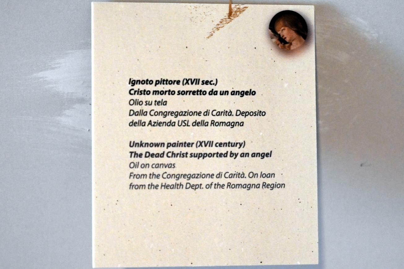 Der tote Christus, von einem Engel gestützt, Rimini, Stadtmuseum, Saal 15, Undatiert, Bild 2/2