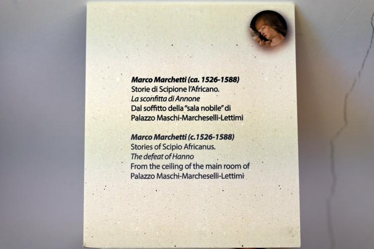 Marco Marchetti (Undatiert), Scipio besiegt Hanno, Rimini, Palazzo Maschi-Marcheselli-Lettimi, jetzt Rimini, Stadtmuseum, Obergeschoss Saal 6, Undatiert, Bild 2/2