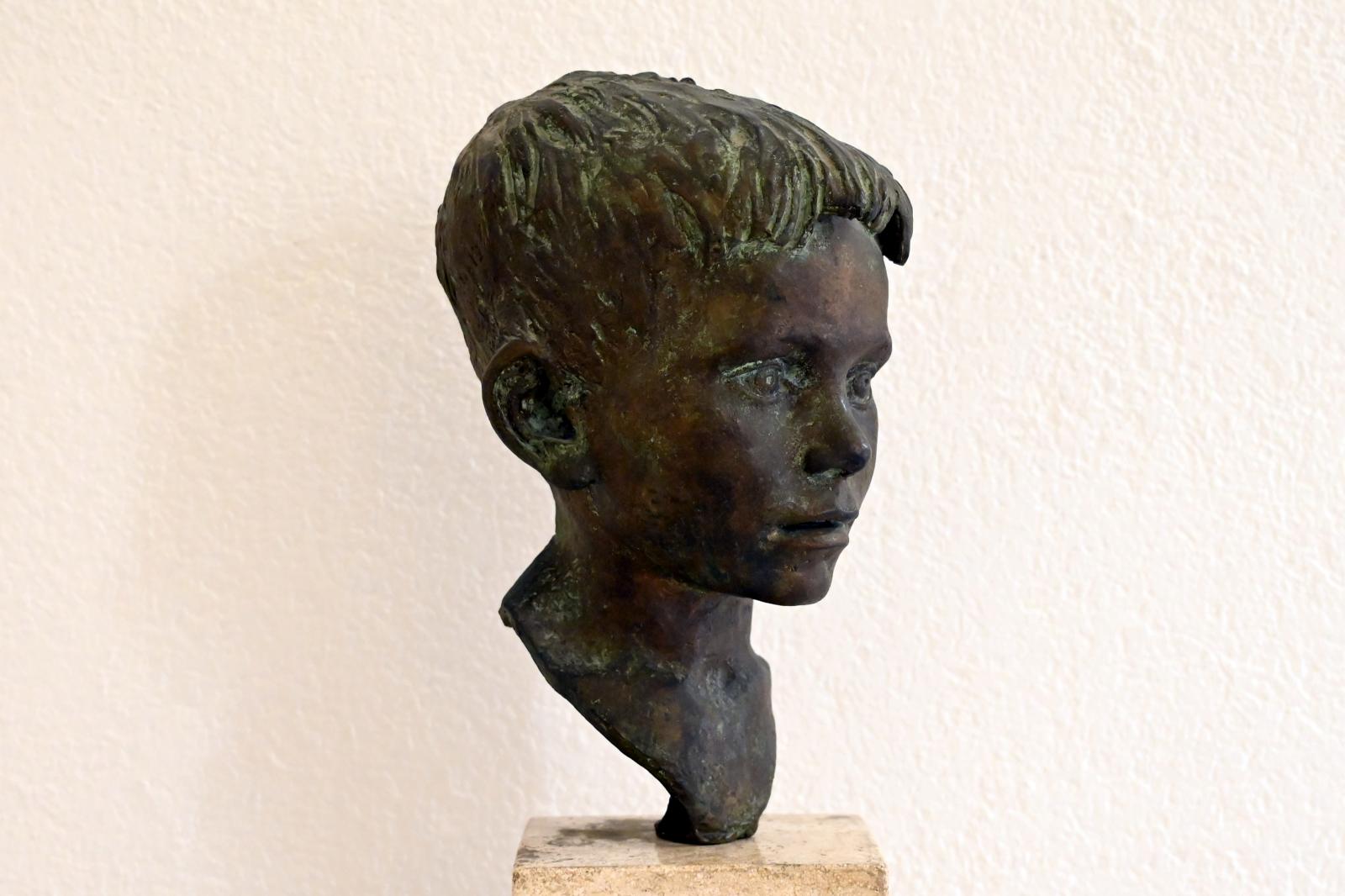 Mentore Maltoni (1920–1934), Kopf eines Knaben, Ancona, Pinacoteca civica Francesco Podesti, Treppenhaus, 1920, Bild 2/3
