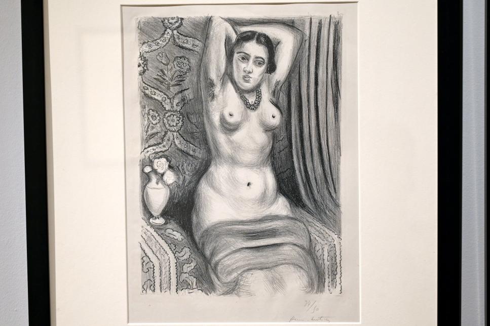 Henri Matisse (1898–1953), Sitzende Frau, Ancona, Pinacoteca civica Francesco Podesti, 2. Obergeschoss Saal 1, 1927, Bild 2/3