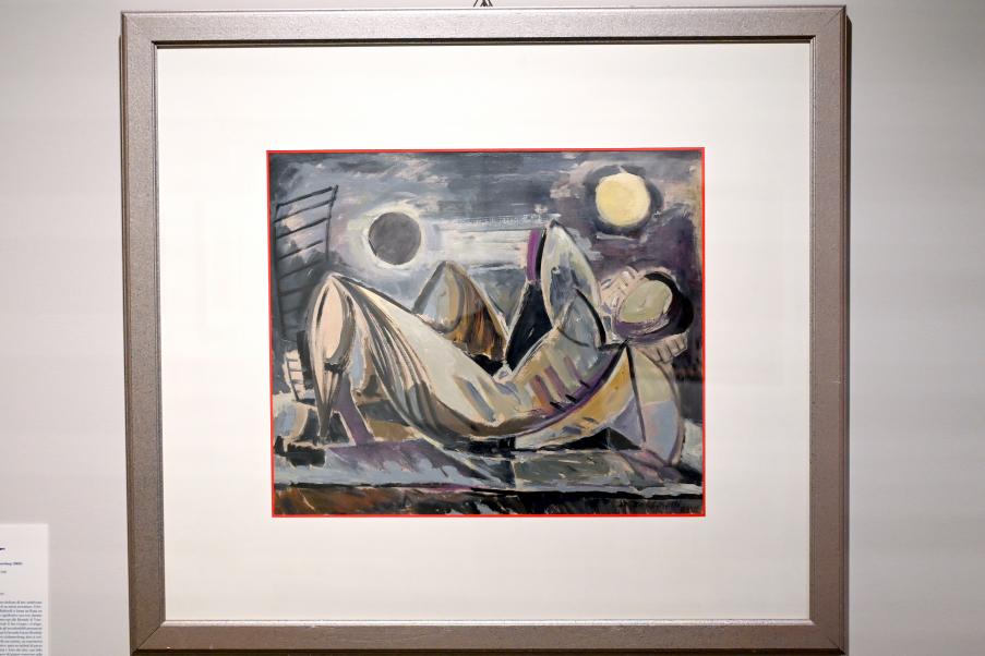 Armando Baldinelli (1938–1950), Unter zwei Monden, Ancona, Pinacoteca civica Francesco Podesti, 2. Obergeschoss Saal 2, 1950