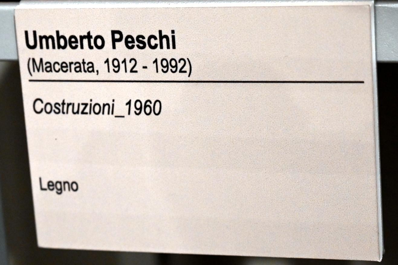 Umberto Peschi (1960–1987), Konstruktionen, Ancona, Pinacoteca civica Francesco Podesti, Zwischenetage Saal 1, 1960, Bild 3/3