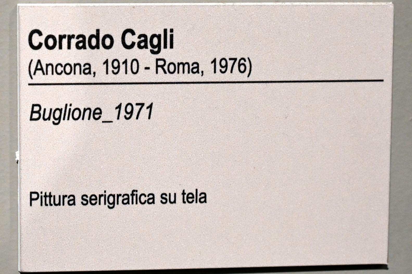 Corrado Cagli (1935–1971), Brühe, Ancona, Pinacoteca civica Francesco Podesti, Zwischenetage Saal 1, 1971, Bild 2/2