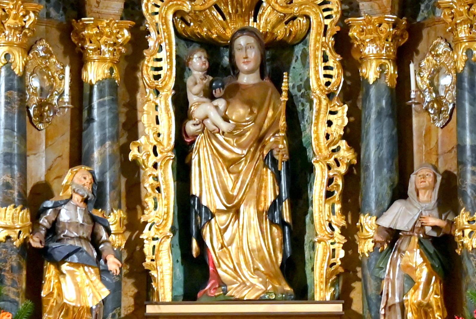 Maria mit Kind, Tegernheim, Pfarrkirche Mariä Verkündigung, 1. Drittel 15. Jhd.