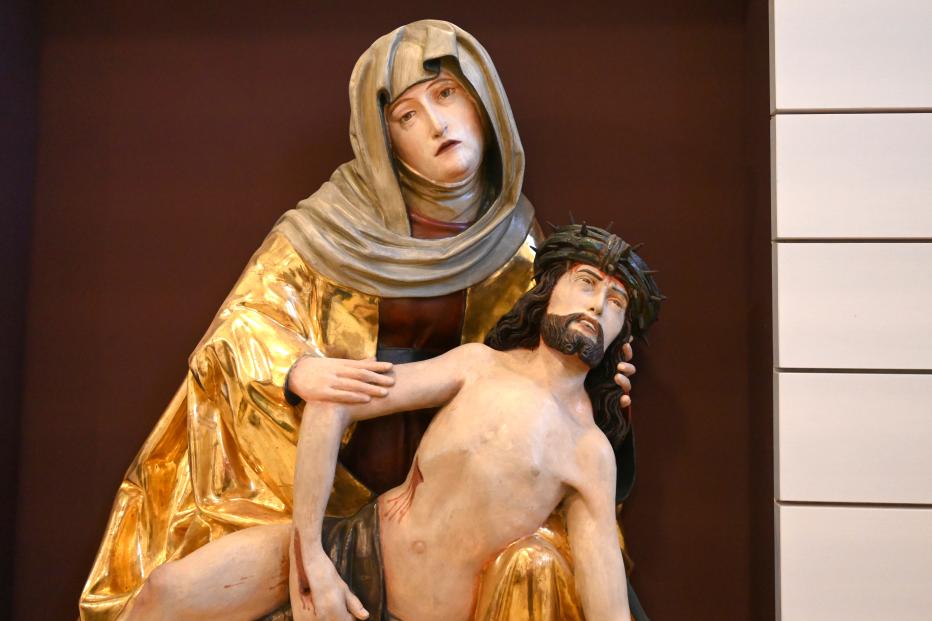 Pietà, Regensburg-Schwabelweis, Pfarrkirche St. Georg, Ende 15. Jhd., Bild 2/2