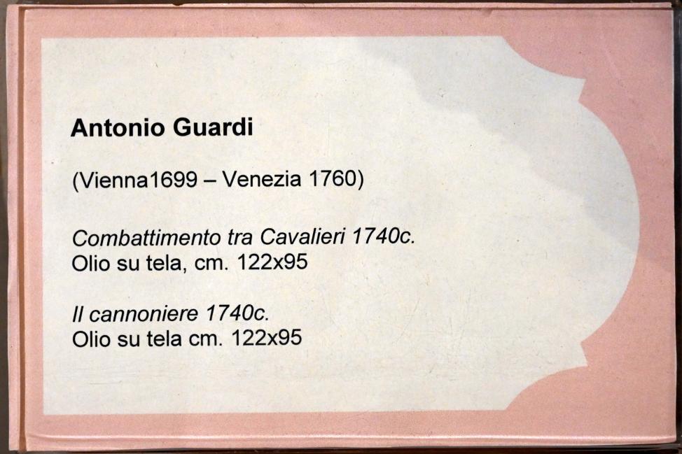 Giovanni Antonio Guardi (1740–1743), Der Kanonier, Jesi, Städtische Kunstgalerie, Saal 8, um 1740, Bild 2/2