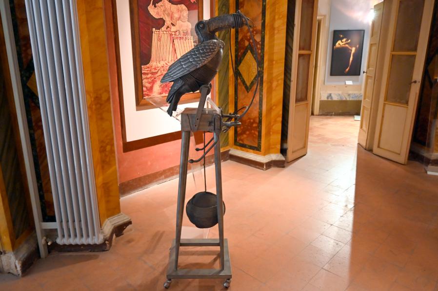 Valeriano Trubbiani (1961–1972), Tukan, halt den Schnabel, Jesi, Städtische Kunstgalerie, Obergeschoss Saal 5, 1961, Bild 3/4