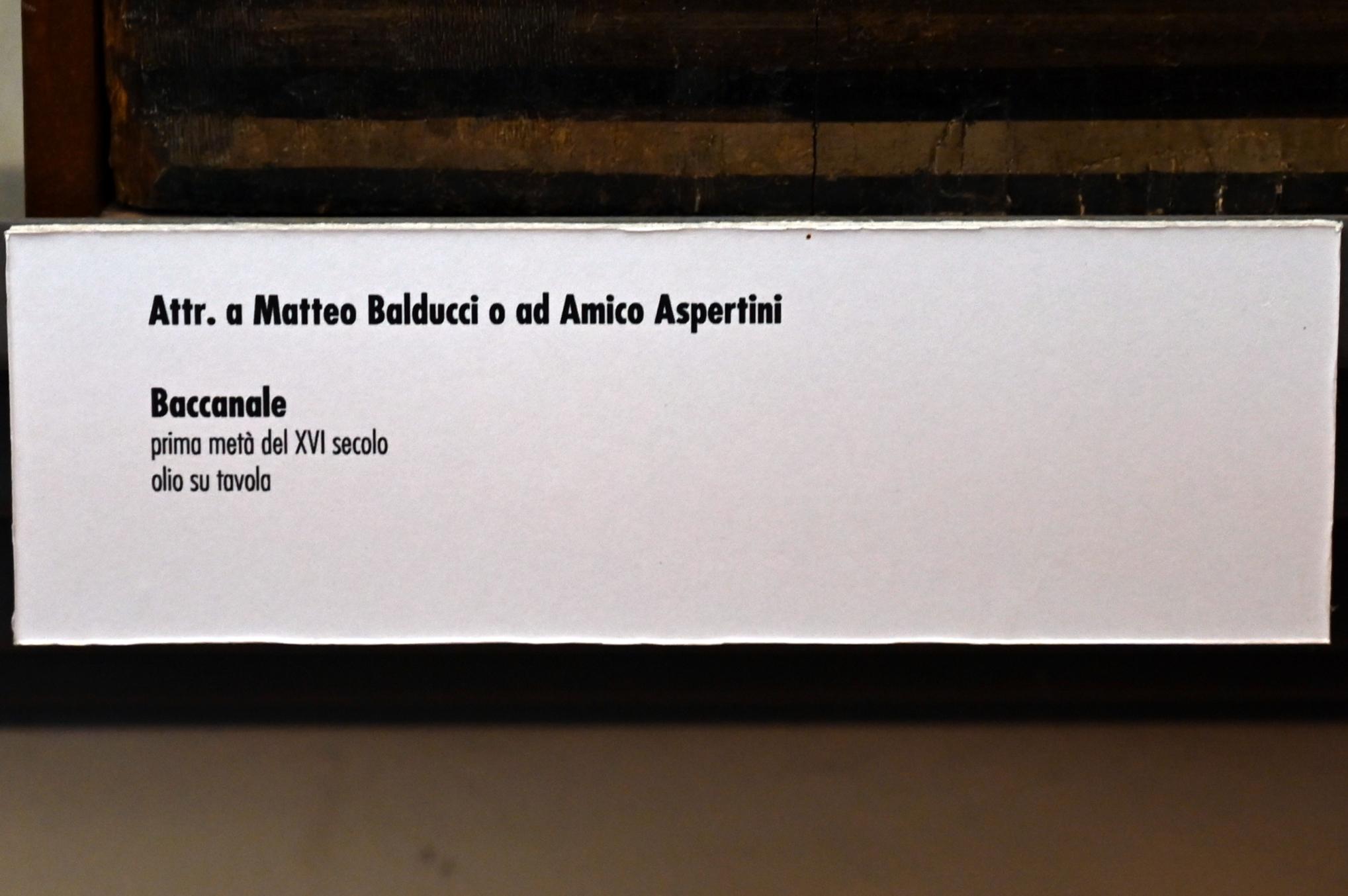 Amico Aspertini (1496–1525), Bacchanal, Gubbio, Pinacoteca Comunale im Palazzo dei Consoli, Obergeschoss Saal 2, 1. Hälfte 16. Jhd., Bild 2/2