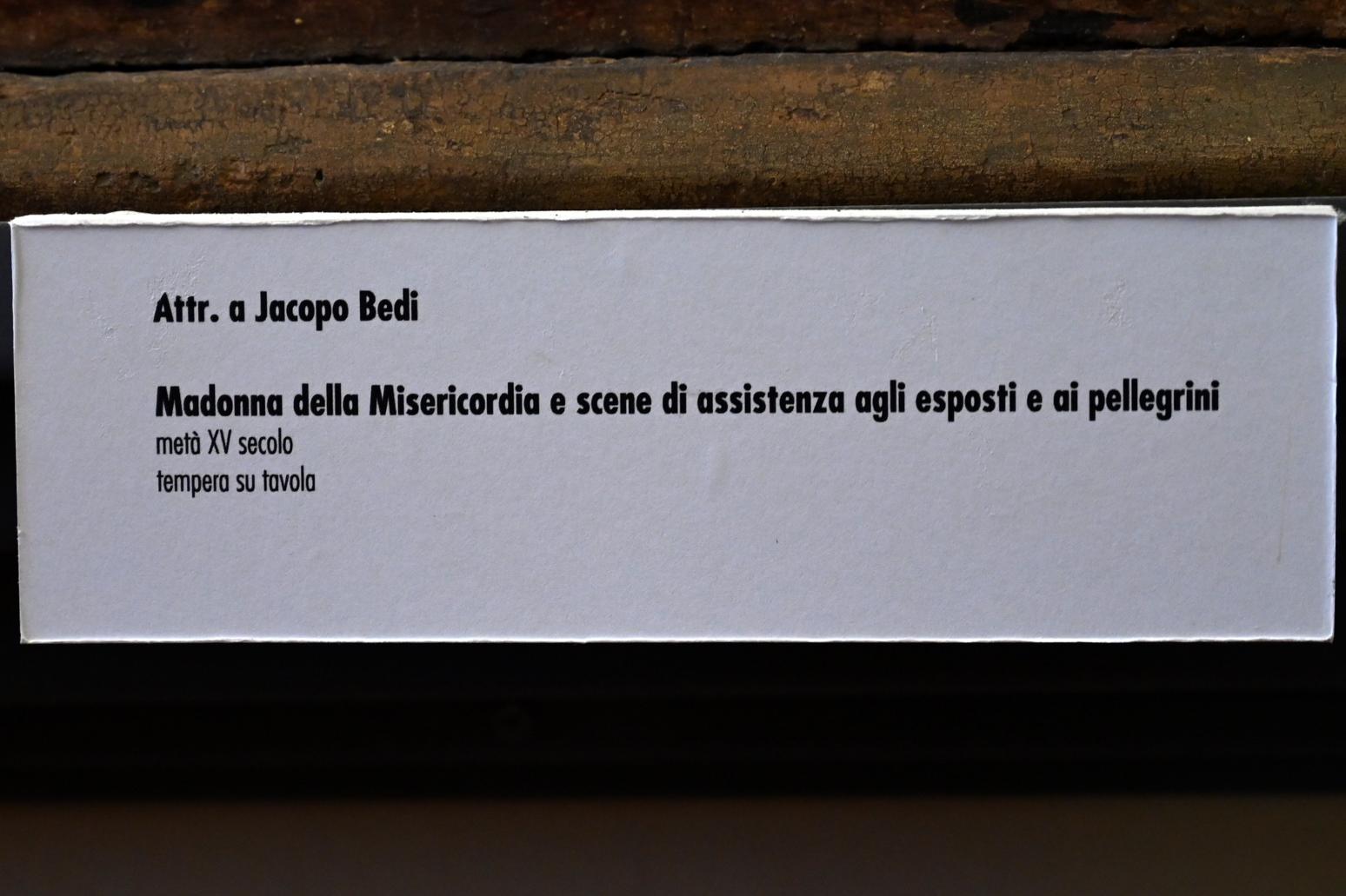 Jacopo Bedi (Giacomo di Bedo di Benedetto) (1450–1455), Madonna della Misericordia, Gubbio, Pinacoteca Comunale im Palazzo dei Consoli, Obergeschoss Saal 3, Mitte 15. Jhd., Bild 2/2
