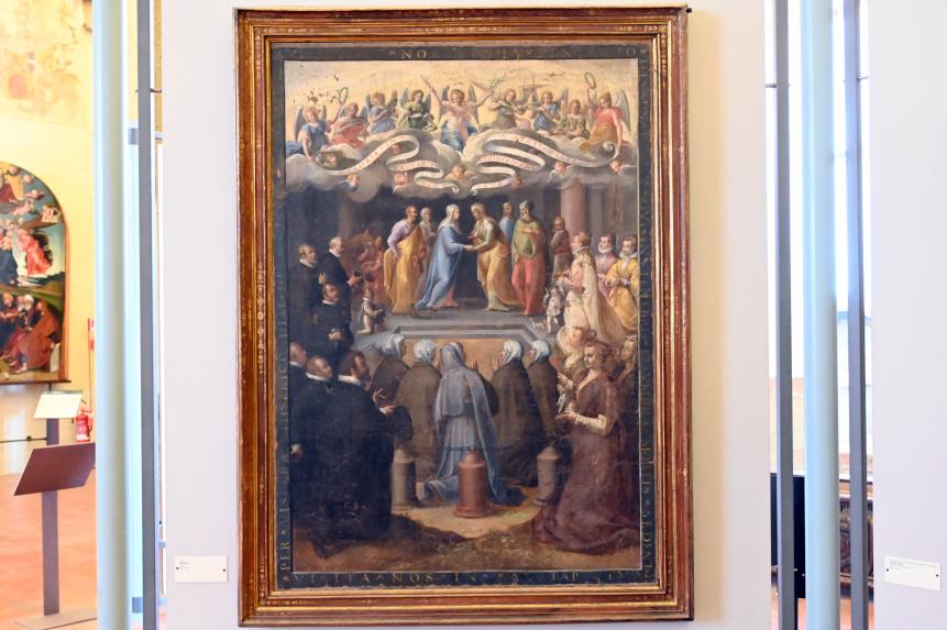Mariä Heimsuchung, Gubbio, Pinacoteca Comunale im Palazzo dei Consoli, Obergeschoss Saal 4, 1583