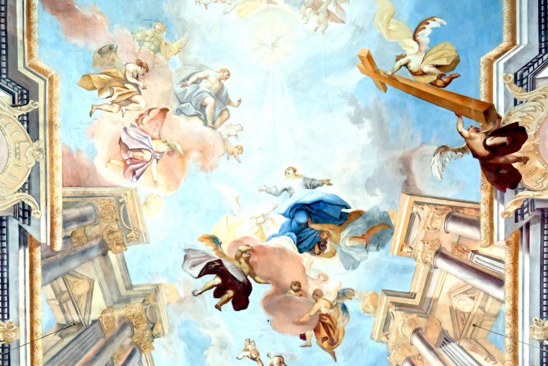 Matthias Schiffer (1771–1815), Langhausfresko Himmelfahrt Mariens, Mariaort, Wallfahrtskirche Unsere Liebe Frau, um 1774, Bild 3/4