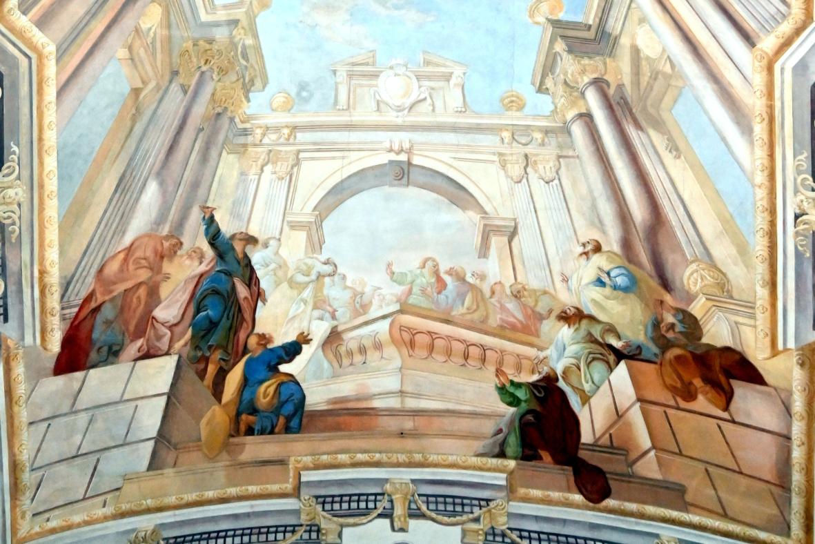 Matthias Schiffer (1771–1815), Langhausfresko Himmelfahrt Mariens, Mariaort, Wallfahrtskirche Unsere Liebe Frau, um 1774, Bild 4/4