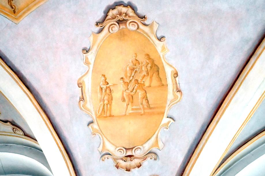 Matthias Schiffer (1771–1815), Sechs Grisaille zur Legende der Wallfahrtsentstehung, Mariaort, Wallfahrtskirche Unsere Liebe Frau, um 1774, Bild 2/6