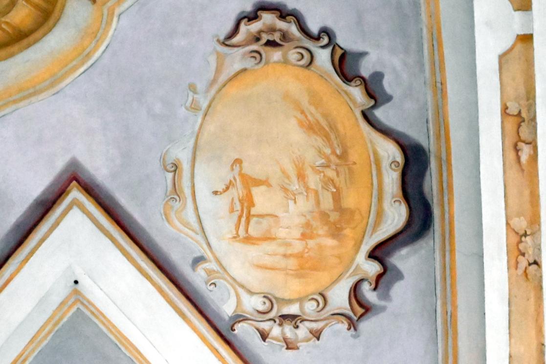 Matthias Schiffer (1771–1815), Sechs Grisaille zur Legende der Wallfahrtsentstehung, Mariaort, Wallfahrtskirche Unsere Liebe Frau, um 1774, Bild 3/6