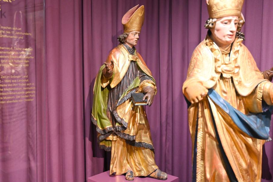 Philipp Vogl (Umkreis) (1668), Fünf heilige Bischöfe, Erding, Museum Erding, Kirchenkunst, Ende 17. Jhd., Bild 7/8