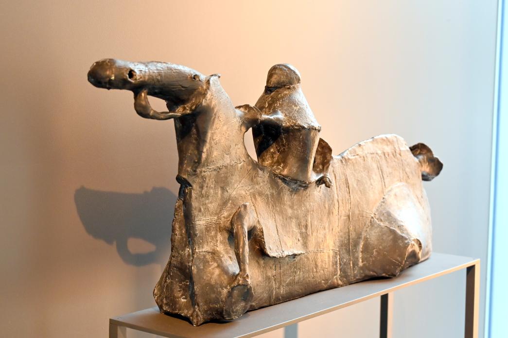 Lothar Fischer (1959–2004), Reitertorso, Neumarkt in der Oberpfalz, Museum Lothar Fischer, Obergeschoß Raum 5, 1993, Bild 2/4