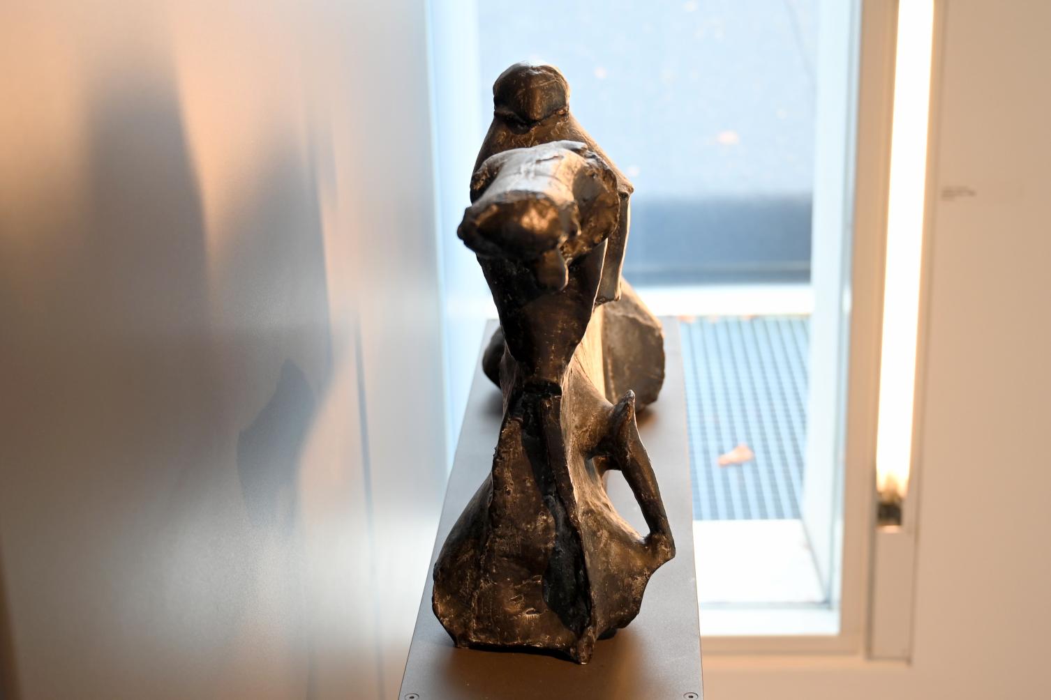 Lothar Fischer (1959–2004), Reitertorso, Neumarkt in der Oberpfalz, Museum Lothar Fischer, Obergeschoß Raum 5, 1993, Bild 3/4