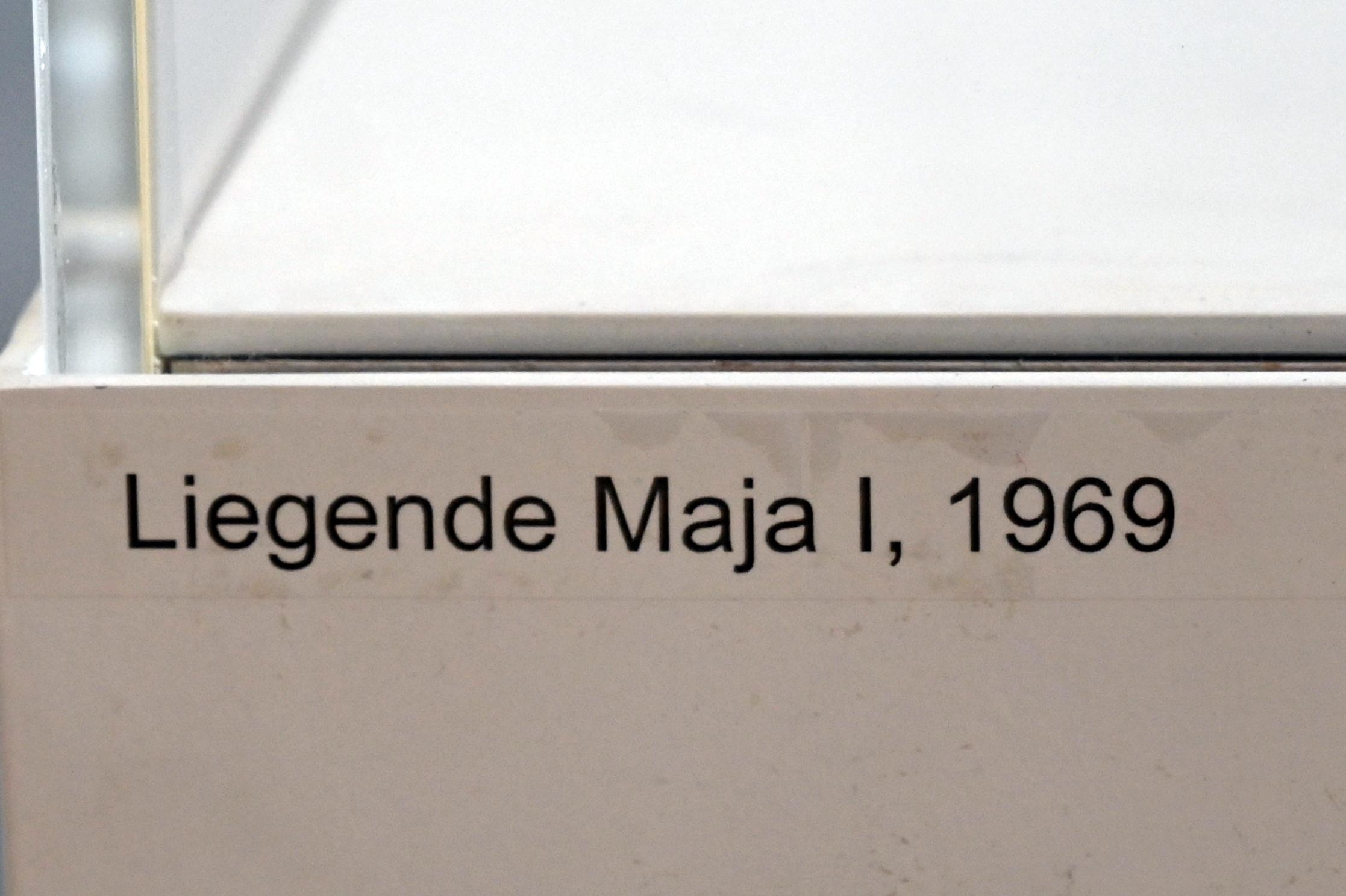 Lothar Fischer (1959–2004), Liegende Maja I, Neumarkt in der Oberpfalz, Museum Lothar Fischer, Obergeschoß Raum 6, 1969, Bild 5/5