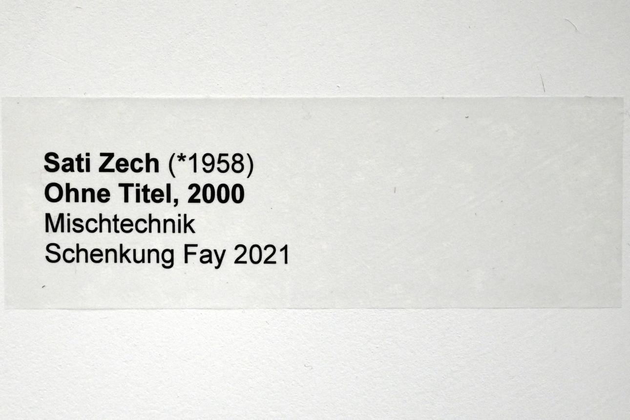 Sati Zech (1988–2000), Ohne Titel, Neumarkt in der Oberpfalz, Museum Lothar Fischer, Obergeschoß Raum 8, 2000, Bild 2/2