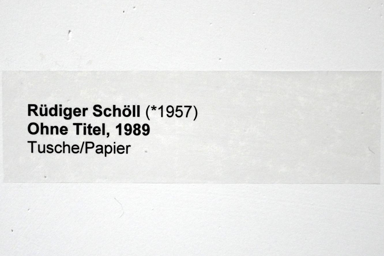 Rüdiger Schöll (1989), Ohne Titel, Neumarkt in der Oberpfalz, Museum Lothar Fischer, Obergeschoß Raum 8, 1989, Bild 2/2