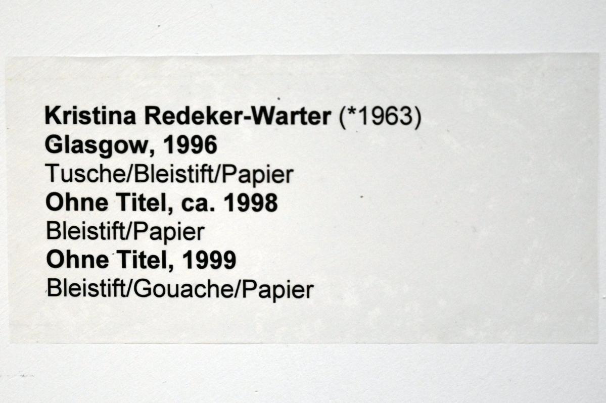 Kristina Redeker-Warter (1996–2008), Ohne Titel, Neumarkt in der Oberpfalz, Museum Lothar Fischer, Obergeschoß Raum 8, 1999, Bild 2/2