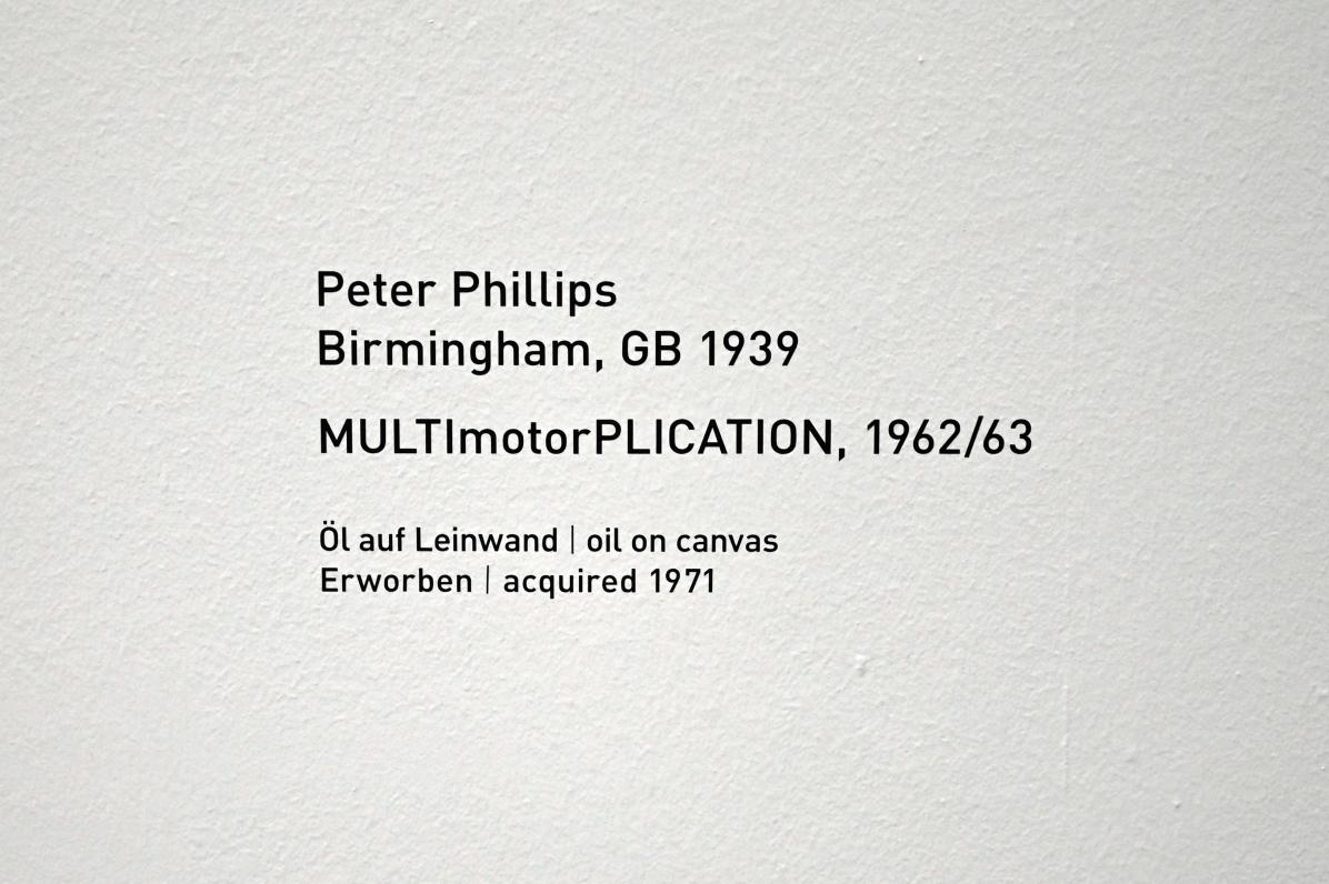 Peter Phillipps (1962–1977), MULTImotorPLICATION, München, Pinakothek der Moderne, Saal 33 2022, 1962–1963, Bild 2/2