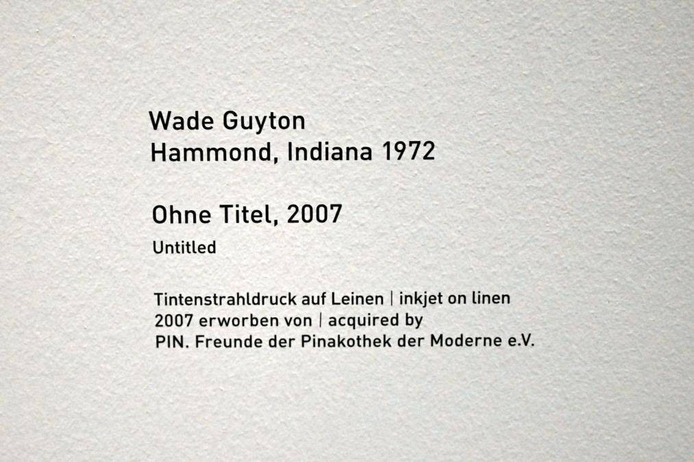 Wade Guyton (2007), Ohne Titel, München, Pinakothek der Moderne, Saal 31 2022, 2007, Bild 2/2