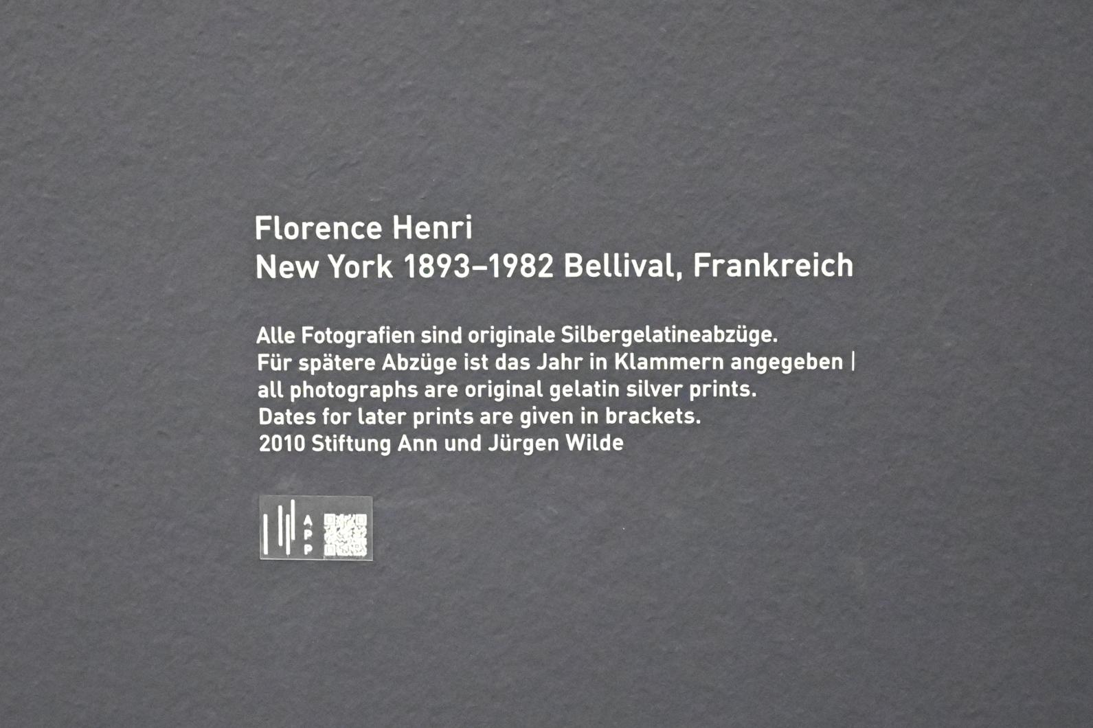 Florence Henri (1928–1932), Komposition, München, Pinakothek der Moderne, Saal 30 2022, 1928, Bild 3/3