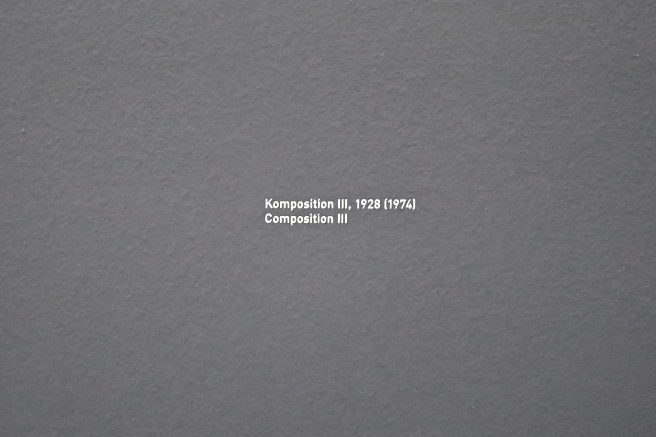 Florence Henri (1928–1932), Komposition III, München, Pinakothek der Moderne, Saal 30 2022, 1928, Bild 2/3