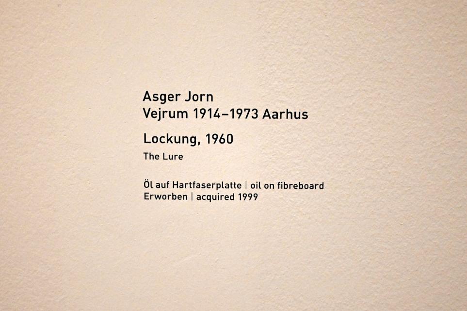 Asger Jorn (1937–1960), Lockung, München, Pinakothek der Moderne, Saal 14 2022, 1960, Bild 2/2